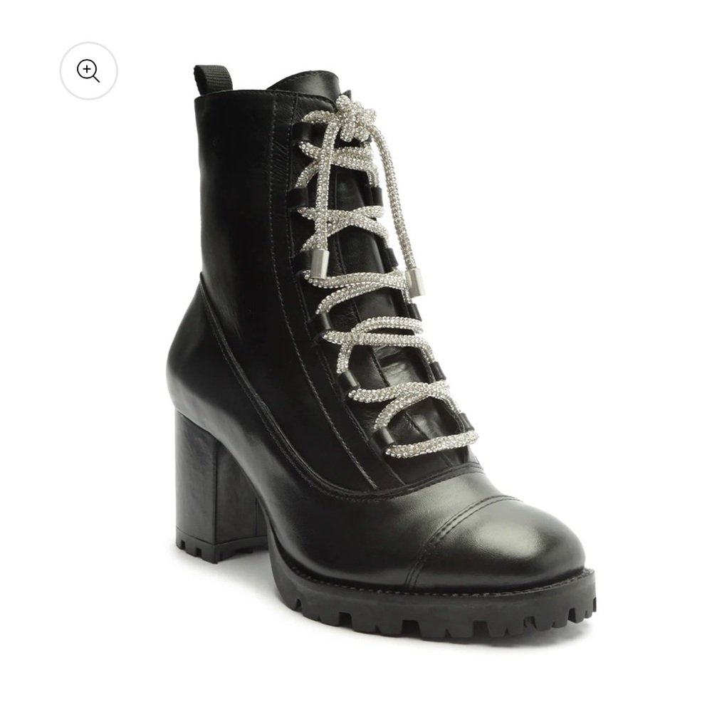 NIB Schutz Kaile Mid Glam Bootie black